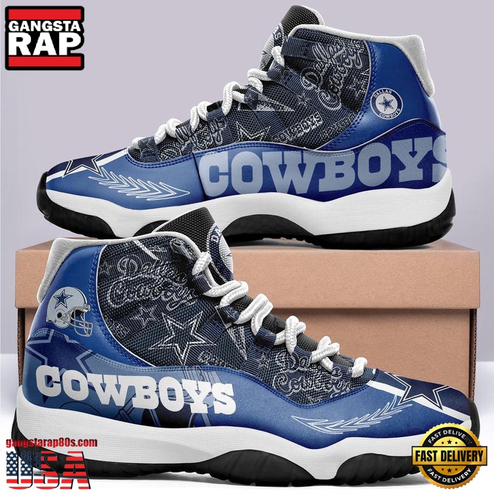 NFL Cowboys Unique Design Air Jordan 11 Sneaker Shoes NFL Cowboys Unique Design Air Jordan 11 Sneaker Shoes