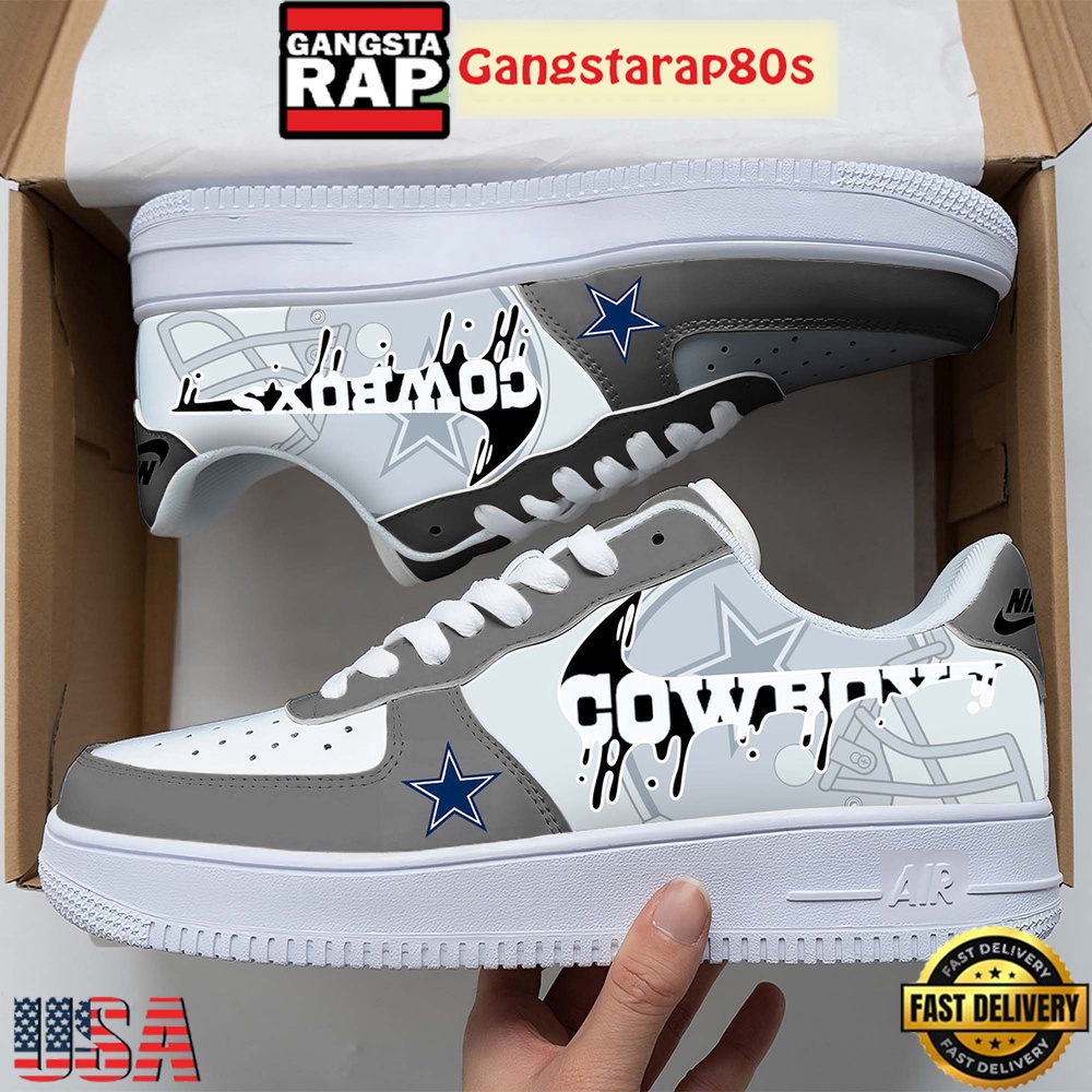 NFL Dallas Cowboys Team Logo Unique Air Force 1 Shoes Running Sneakers NFL Dallas Cowboys Team Logo Unique Air Force 1 Shoes Running Sneakers