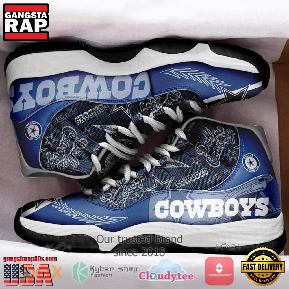 NFL Dallas Cowboys Unique Design Air Jordan 11 Running Sneaker Shoes NFL Dallas Cowboys Unique Design Air Jordan 11 Running Sneaker Shoes