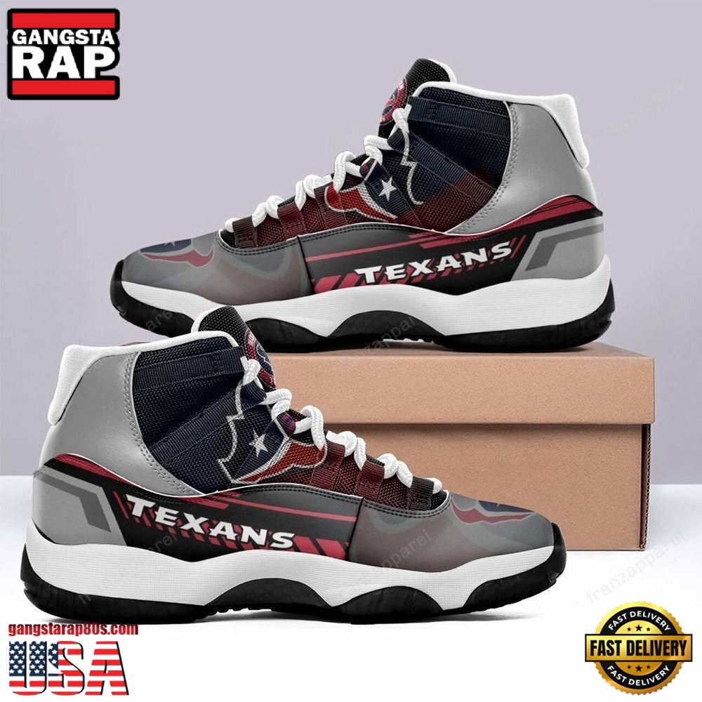 NFL Houston Texans Football Team Unique Design Air Jordan 11 Shoes NFL Houston Texans Football Team Unique Design Air Jordan 11 Shoes