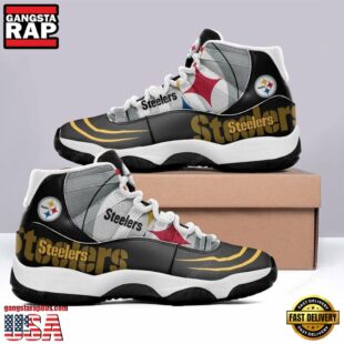 NFL Pittsburgh Steelers For Fan Unique Design Air Jordan 11 Shoes