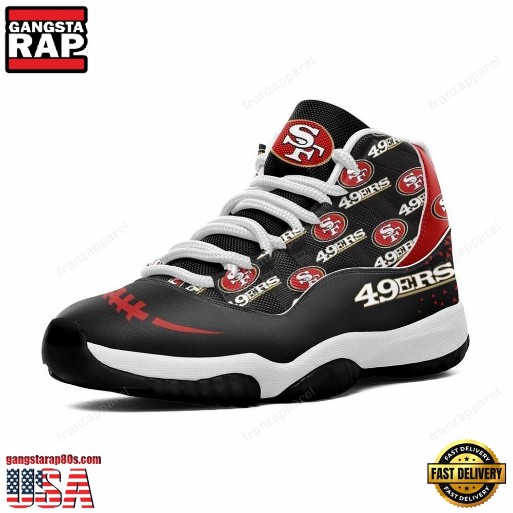 NFL San Francisco 49Ers Team Unique Design Air Jordan 11 Shoes NFL San Francisco 49Ers Team Unique Design Air Jordan 11 Shoes