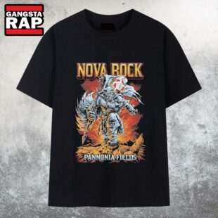 Nova Rock Pannonia Fields Flag T Shirt