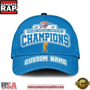 OKC Thunder 2025 Champions NBA Finals Classic Classic Cap Hats