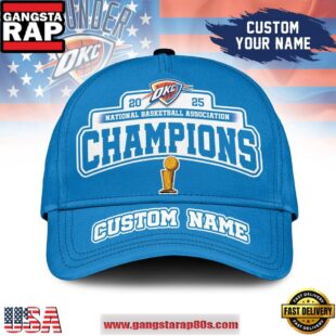 OKC Thunder 2025 Champions NBA Finals Classic Classic Cap Hats