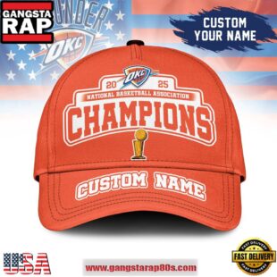 OKC Thunder 2025 Champions NBA Finals Classic Classic Cap Hats