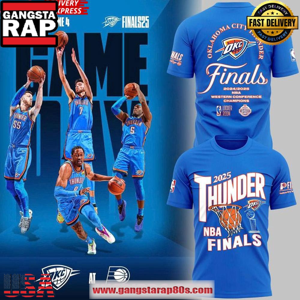 Oklahoma City Thunder 2025 NBA Finals Special Unisex T-Shirt Oklahoma City Thunder 2025 NBA Finals Special Unisex T-Shirt