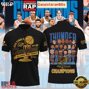 Oklahoma City Thunder NBA Finals Best Team Special Polo Shirt
