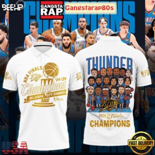 Oklahoma City Thunder NBA Finals Best Team Special Polo Shirt