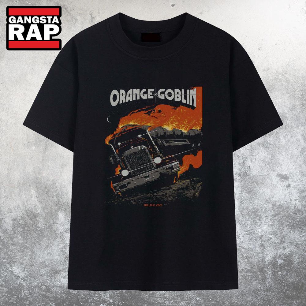 Orange Goblin Hellfest June 2025 T Shirt Orange Goblin Hellfest June 2025 T Shirt