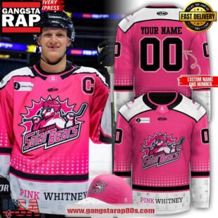 Orlando Solar Bears Pink Whitney 2025 Custom Hockey Jersey