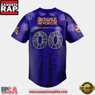 Ottawa Titans x Archangel Fireworks Inc Limited Edition Custom Baseball Jersey Shirt