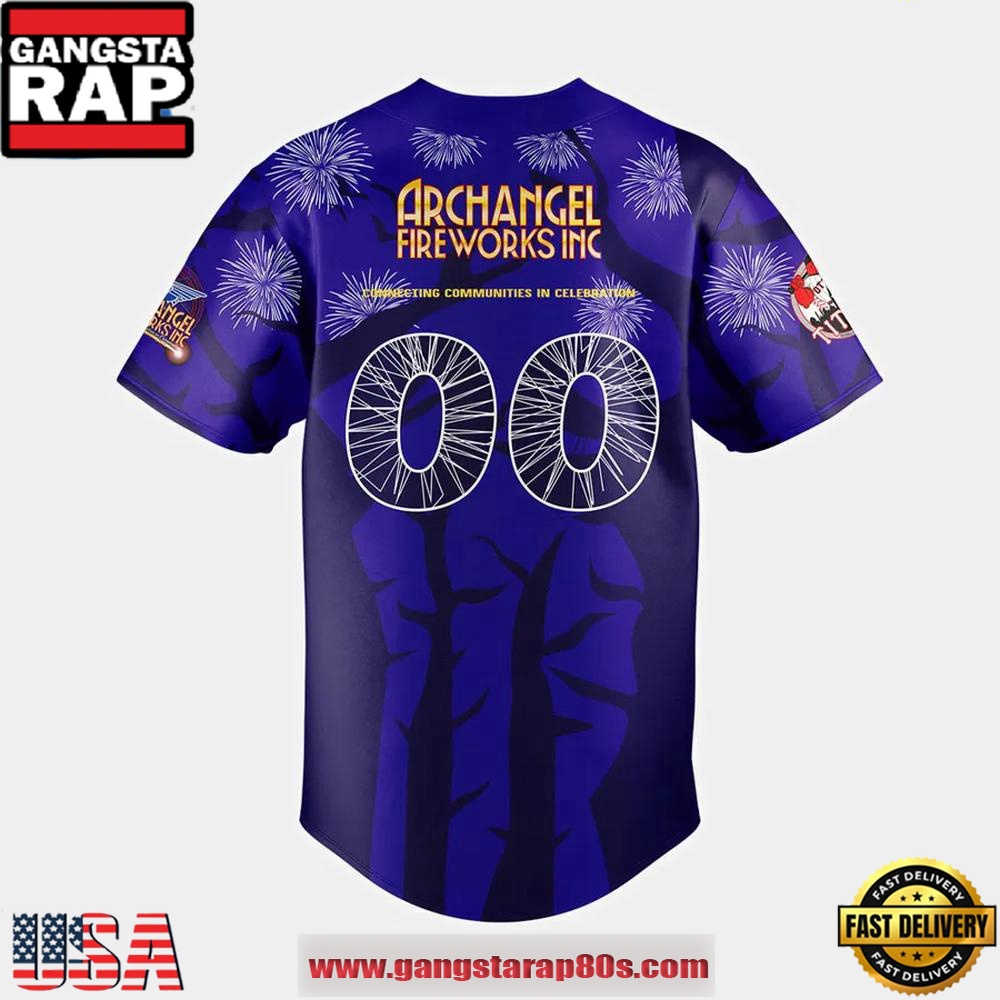 Ottawa Titans x Archangel Fireworks Inc Limited Edition Custom Baseball Jersey Shirt Ottawa Titans x Archangel Fireworks Inc Limited Edition Custom Baseball Jersey Shirt