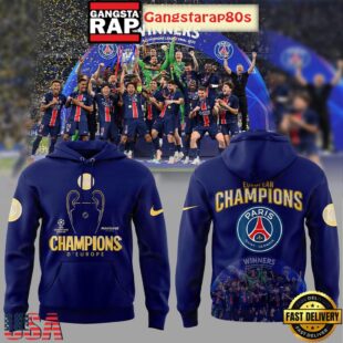 Paris Saint Germain 2025 UEFA Champions All Over Print T-Shirt Hoodie