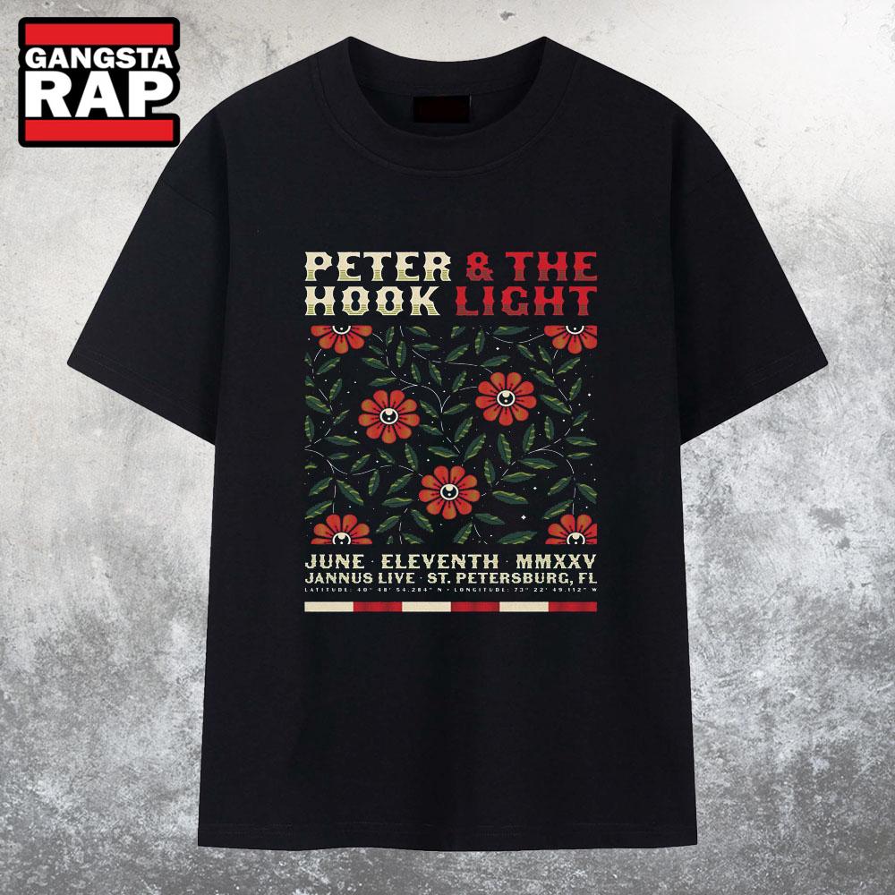 Peter Hook And The Light Jun 11 2025 Jannus Live in St Petersburg FL T Shirt Peter Hook And The Light Jun 11 2025 Jannus Live in St Petersburg FL T Shirt