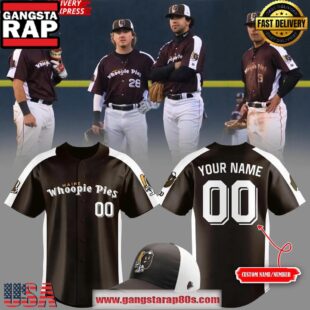 Portland Sea Dogs x Maine Whoopie Pies Special Custom Baseball Jersey Shirt
