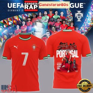 Portugal Champions UEFA Nations League 2025 All Over Print T-Shirt Hoodie