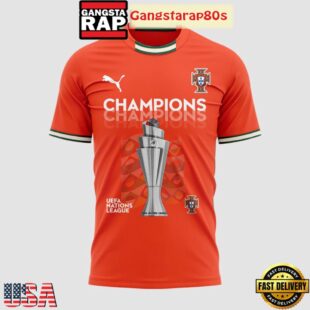 Portugal UEFA Nations League 2025 Champions All Over Print T-Shirt Hoodie