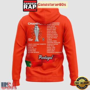 Portugal UEFA Nations League 2025 Champions All Over Print T-Shirt Hoodie
