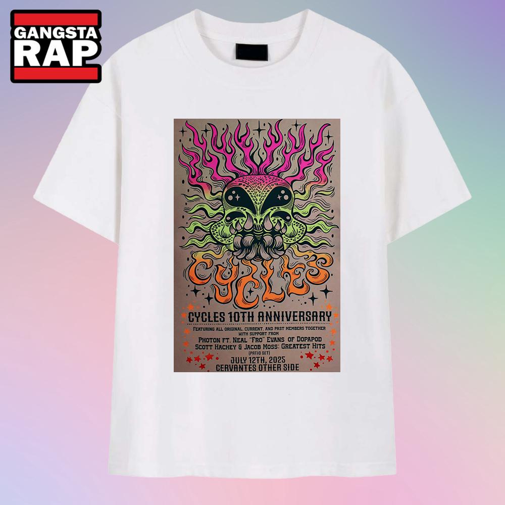 Poster for Cycles in Denver, Jul 12, 2025 T-Shirts Poster for Cycles in Denver, Jul 12, 2025 T-Shirts