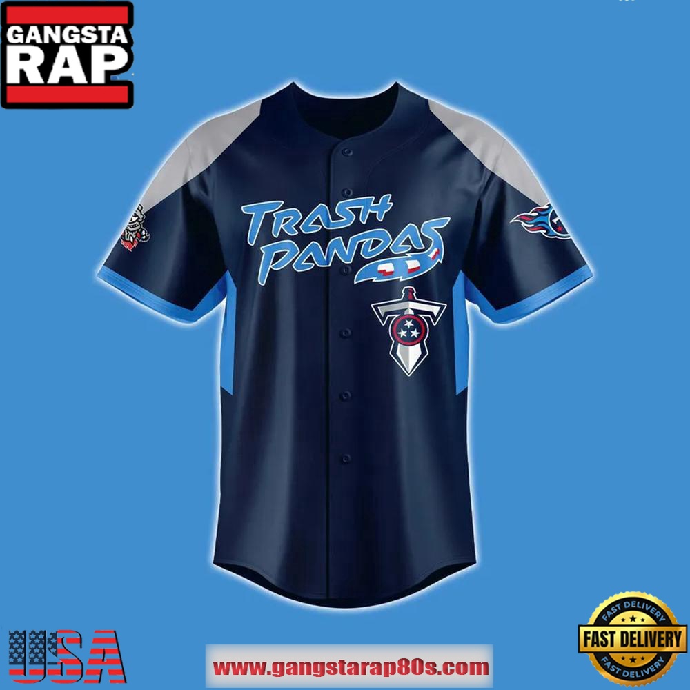 Rocket City Trash Pandas Titans Night Limited Edition Custom Baseball Jersey Shirt Rocket City Trash Pandas Titans Night Limited Edition Custom Baseball Jersey Shirt