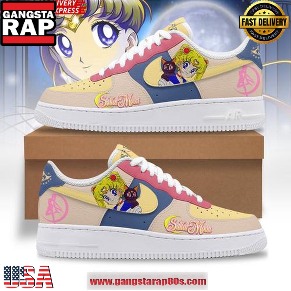 Sailor Moon Limited Edition Air Force 1 Sneakers Shoes Sailor Moon Limited Edition Air Force 1 Sneakers Shoes