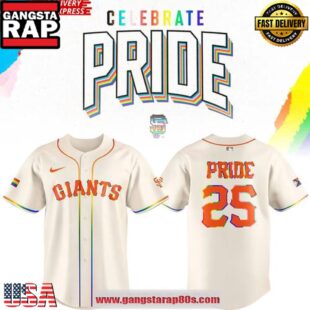 San Francisco Giants Celebrate Pride 2025 Baseball Jersey Shirt