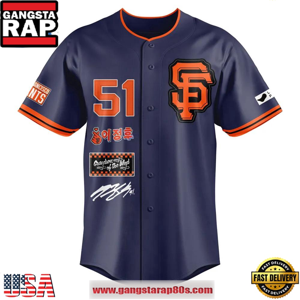 San Francisco Giants Jung-hoo Lee 51 Limited Edition Baseball Jersey Shirt San Francisco Giants Jung-hoo Lee 51 Limited Edition Baseball Jersey Shirt