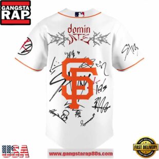 San Francisco Giants x Stray Kids Limited Edition Baseball Jersey Shirt