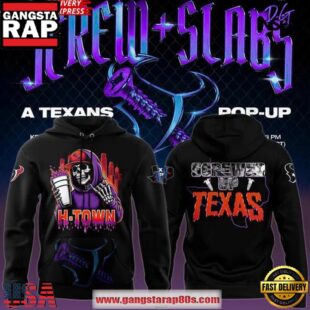 Screw + Slabs H-Town Texans Pop-Up Special All Over Print Hoodie