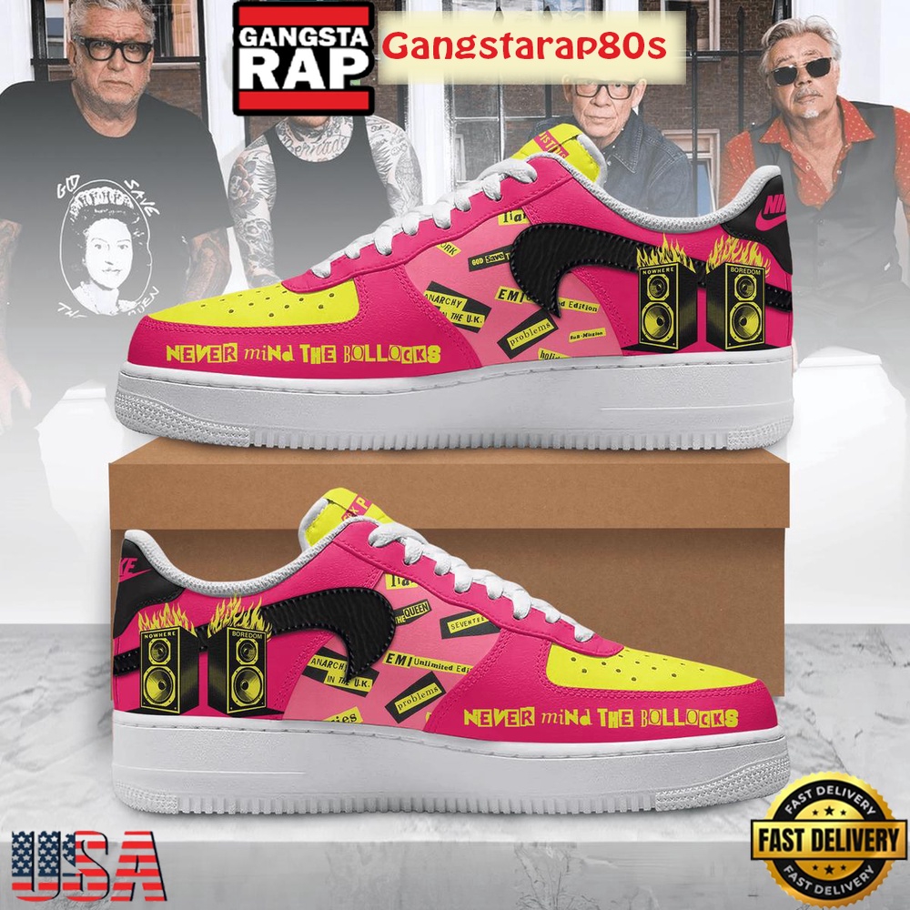 Sex Pistols Never Mind The Bollocks Special Edition Air Force 1 Shoes Running Sneakers Sex Pistols Never Mind The Bollocks Special Edition Air Force 1 Shoes Running Sneakers