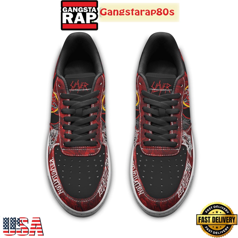 Slayer Revolution Special Edition Air Force 1 Shoes Running Sneakers Slayer Revolution Special Edition Air Force 1 Shoes Running Sneakers