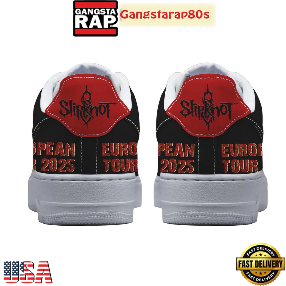 Slipknot European Tour 2025 Special Edition Air Force 1 Shoes Running Sneakers Slipknot European Tour 2025 Special Edition Air Force 1 Shoes Running Sneakers