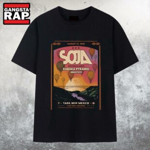 Soja At Taos Mesa Brewing Mothership On Aug 24 2025 T Shirt