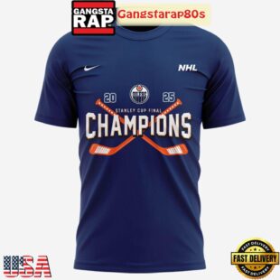 Stanley Cup 2025 Champions Edmonton Oilers All Over Print Hoodie T-Shirt