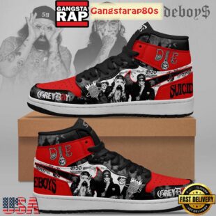 Suicideboys Grey Day Black Red 2025 Air Jordan 1 Shoes Running Sneakers