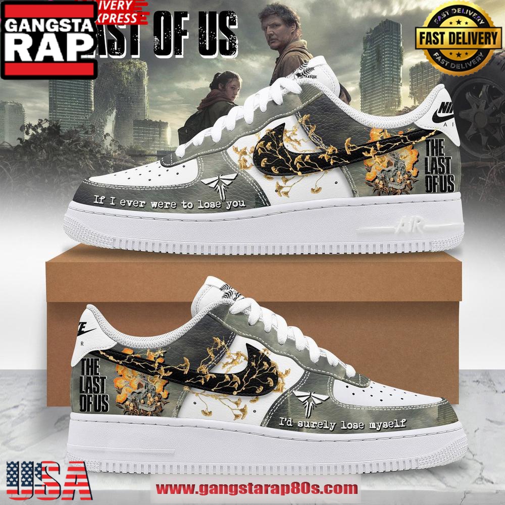 The Last of Us Limited Edition Air Force 1 Sneakers Shoes The Last of Us Limited Edition Air Force 1 Sneakers Shoes