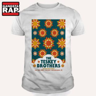 The Teskey Brothers Jun 26 2025 Civic Hall In Wolverhampton UK T Shirt