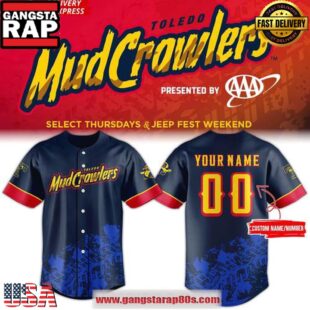 Toledo Mud Crawler 2025 Limited Custom Baseball Jersey