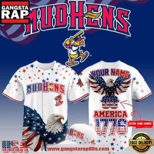 Toledo Mud Hens Happy Independence Day Limited Edition Baseball Jersey Shirt