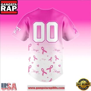 Toledo Mud Hens Pink in the Park Custom Baseball Jersey Shirt