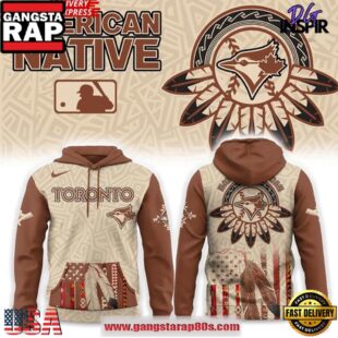 Toronto Blue Jays Native American Heritage Honor 2025 Edition All Over Print Hoodie