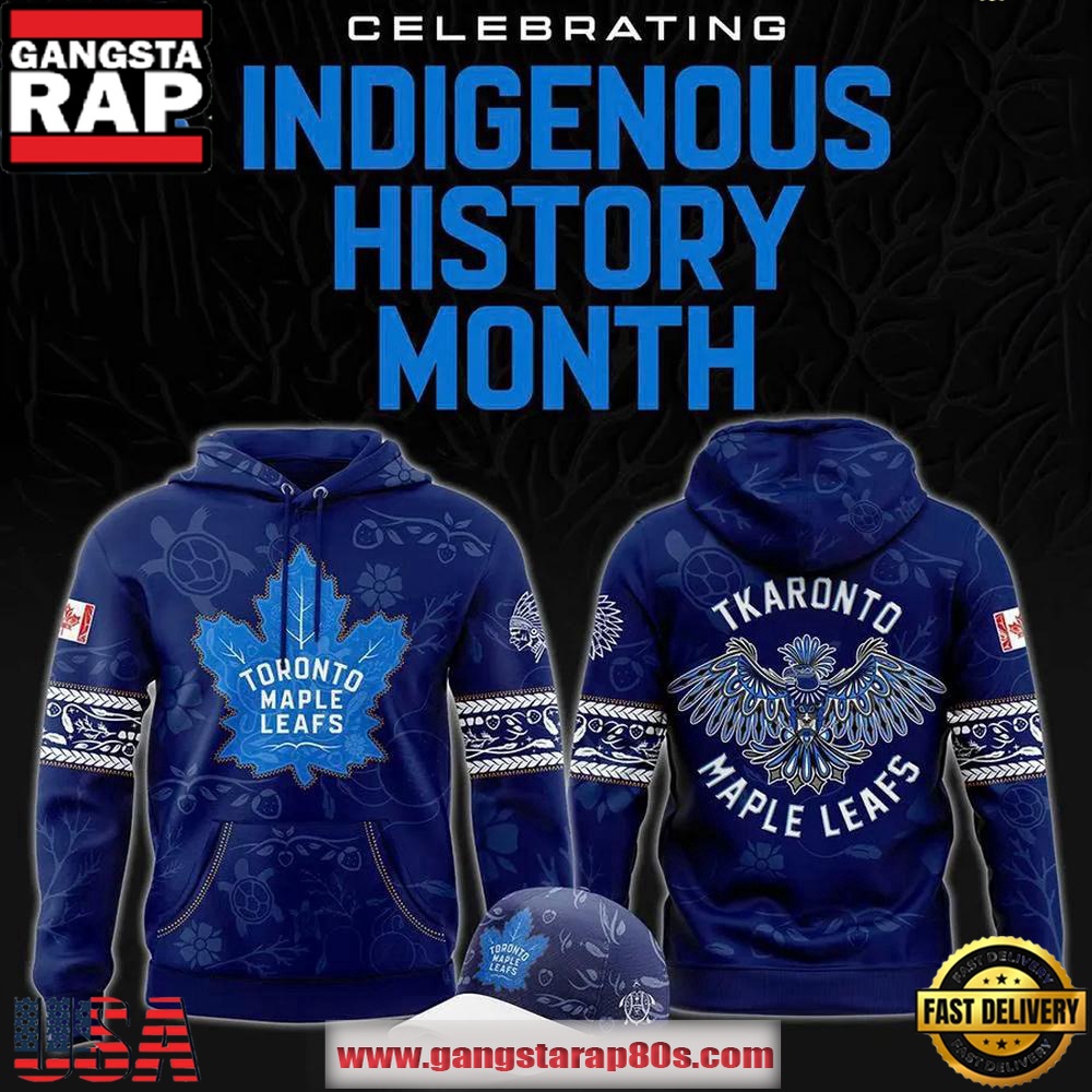 Toronto Maple Leafs 2025 Indigenous History Month All Over Print Hoodie Toronto Maple Leafs 2025 Indigenous History Month All Over Print Hoodie