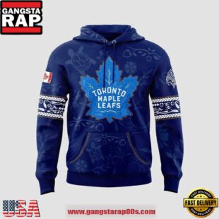 Toronto Maple Leafs 2025 Indigenous History Month All Over Print Hoodie