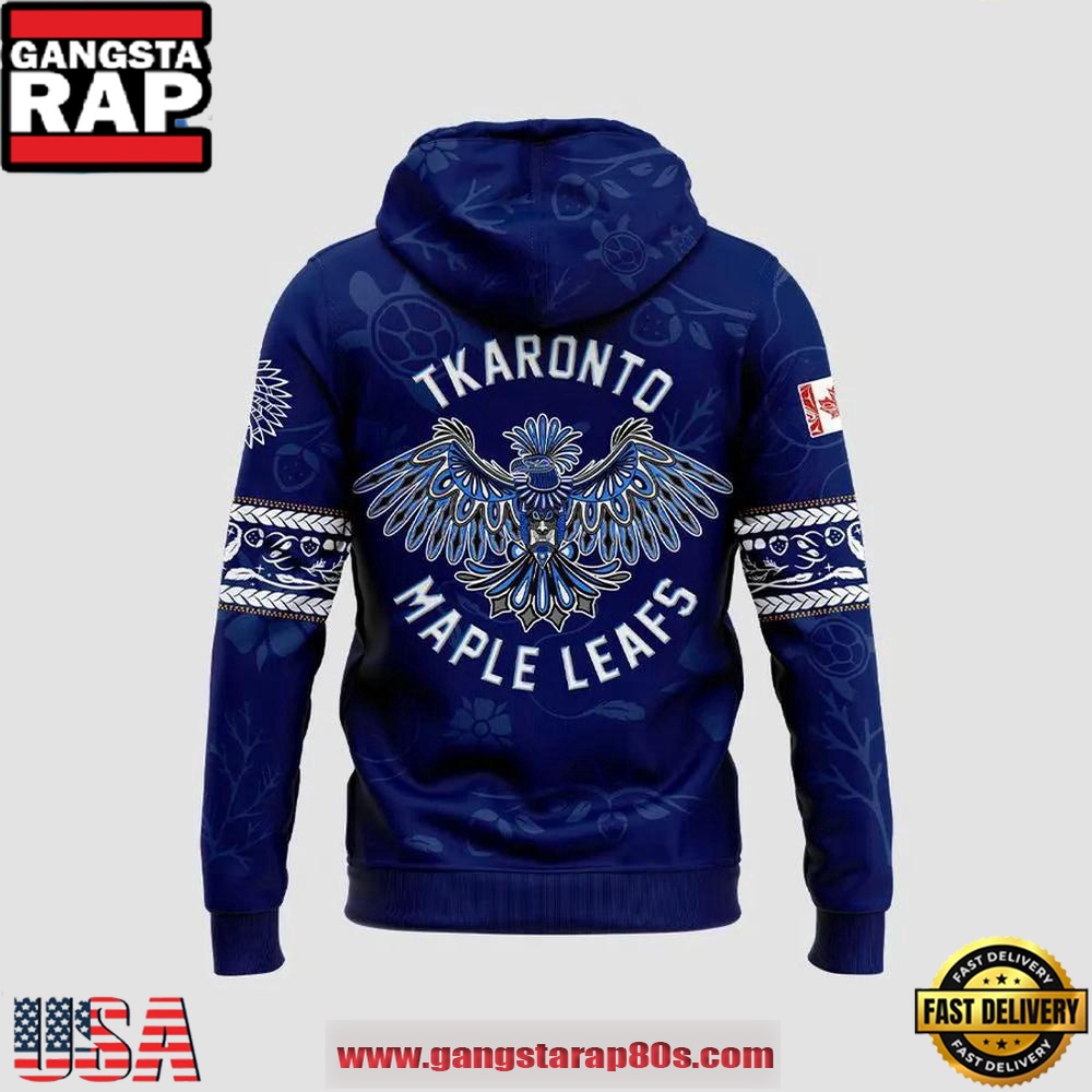 Toronto Maple Leafs 2025 Indigenous History Month All Over Print Hoodie Toronto Maple Leafs 2025 Indigenous History Month All Over Print Hoodie