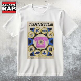 Turnstile Letnia Scena Progresji in Warsaw Poland Jun 25 2025 T Shirt