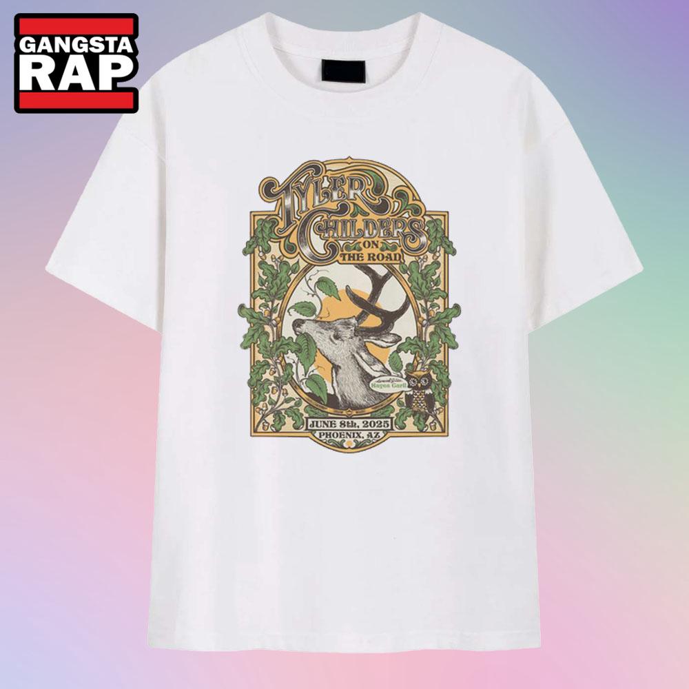 Tyler Childers At Talking Stick Resort Amphitheatre On Jun 8 2025 T Shirt Tyler Childers At Talking Stick Resort Amphitheatre On Jun 8 2025 T Shirt