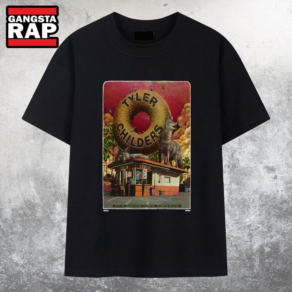 Tyler Childers Hollywood Bowl In Los Angeles CA Jun 10 2025 T Shirt Tyler Childers Hollywood Bowl In Los Angeles CA Jun 10 2025 T Shirt