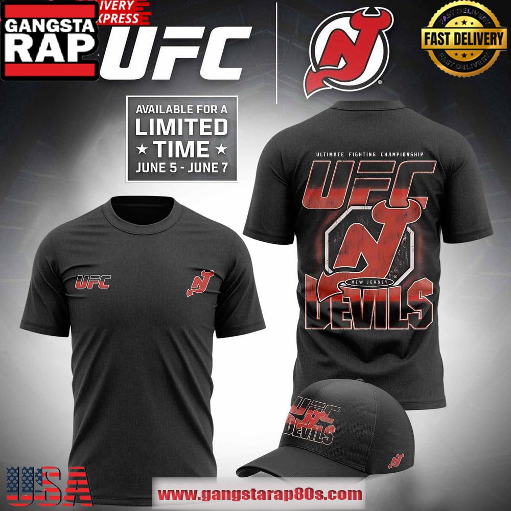 UFC x New Jersey Devils Limited Edition Unisex T-Shirt UFC x New Jersey Devils Limited Edition Unisex T-Shirt