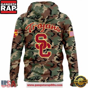 USC Trojans Military Appreciation Special Edition Camo All Over Print Hoodie